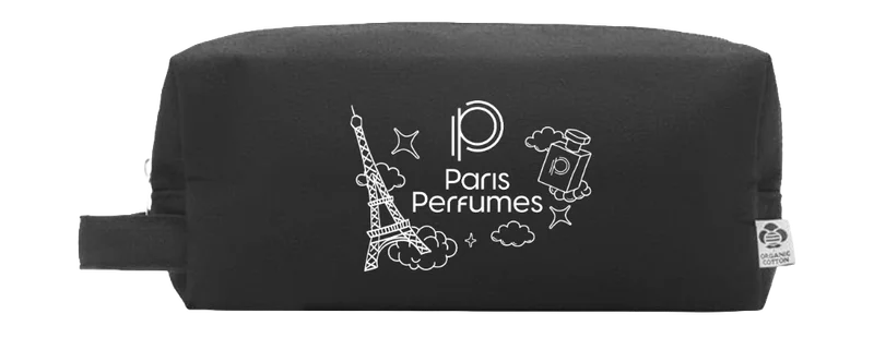 Čierna kozmetická taštička Paris Perfumes